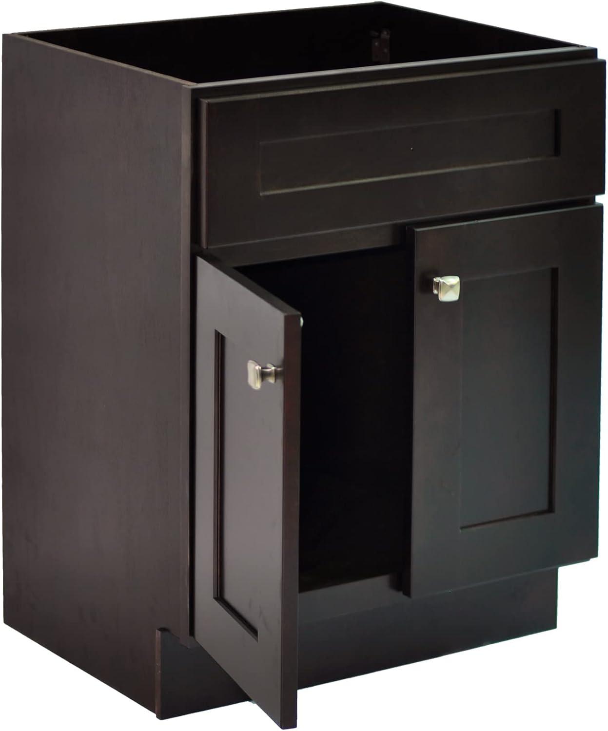 Brookings 30 Inch Bathroom Vanity, Ready to Assemble, Solid Wood, Sherwin Williams – Design House, 587089