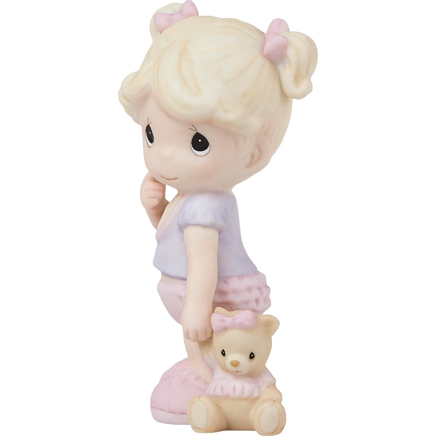 Precious Moments Tickled Pink Baby Girl Figurine, Count 1