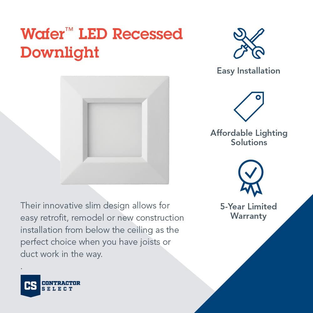 Wafer 4'' Standard Recessed Lighting Kit