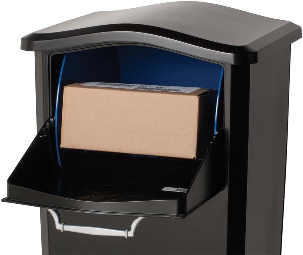 Architectural Mailboxes 6900B Elephantrunk Parcel Drop Box Black