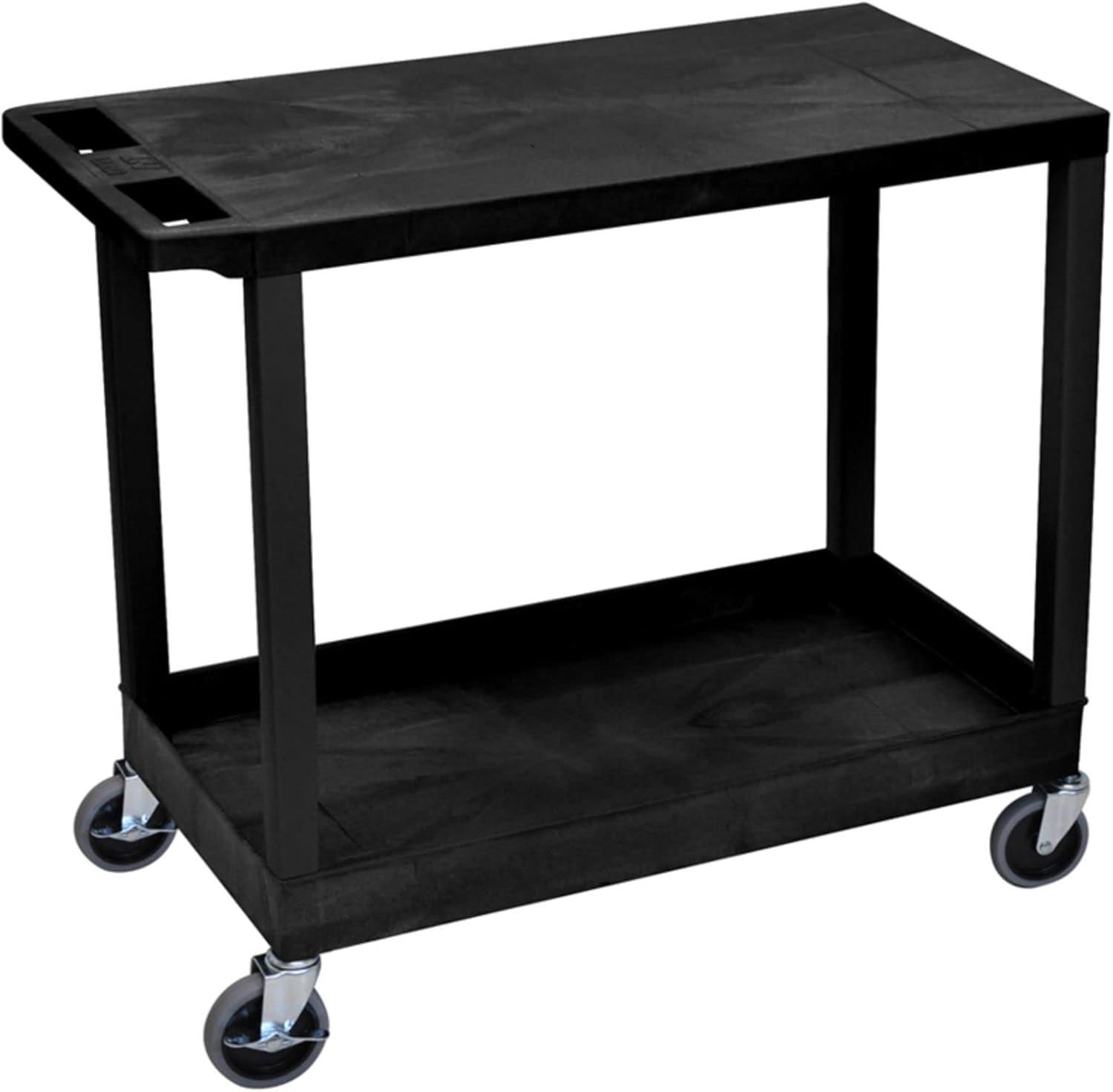 A-TO-Z SUPPLY EC21-B 32" x 18" Cart - One Tub/One Flat Shelves