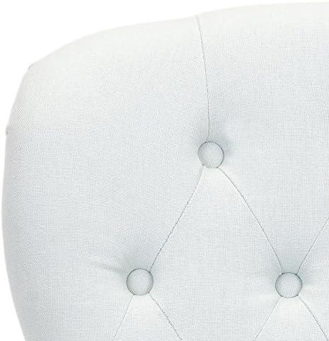 Falcon Tufted Arm Chair - Robins Egg Blue - Safavieh