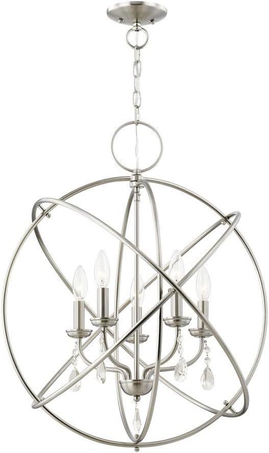 Livex Lighting Aria 5 - Light Chandelier in  Black