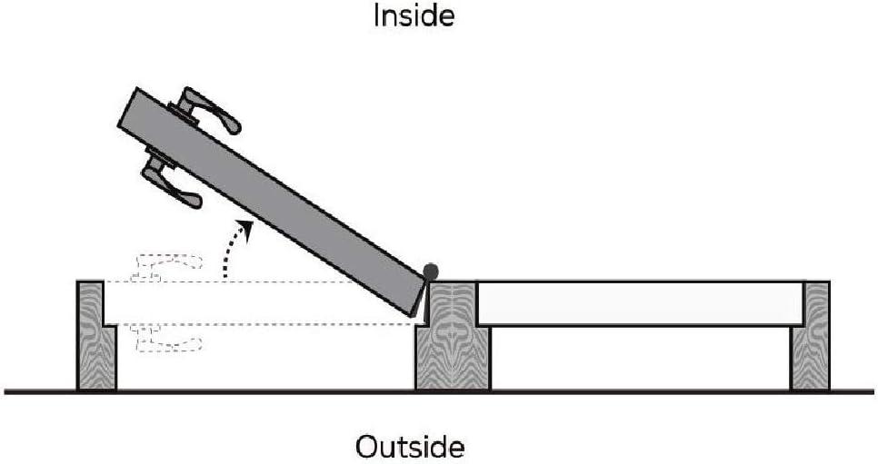 Primed Fiberglass Double Patio Door with Internal Blinds and Screen