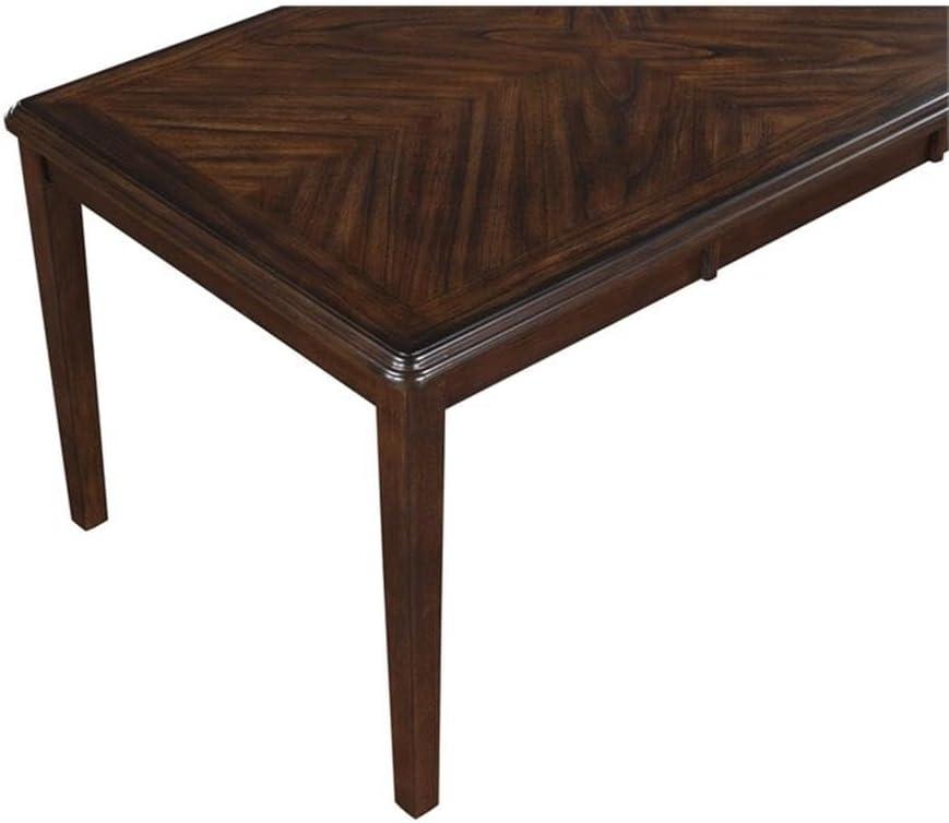 New Classic Gia 60" 5-Piece Rectangular Wood Dining Set with 4 Chairs in Cherry