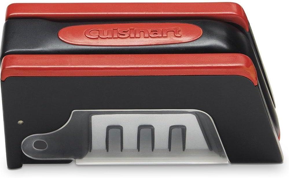 Cuisinart Classic 3 Slot Foldable Knife Sharpener, Black C77SHP-3S