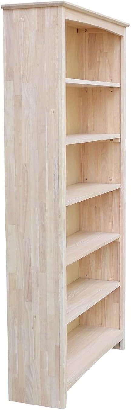 72&#34;x38&#34; Shaker Bookcase Unfinished - International Concepts