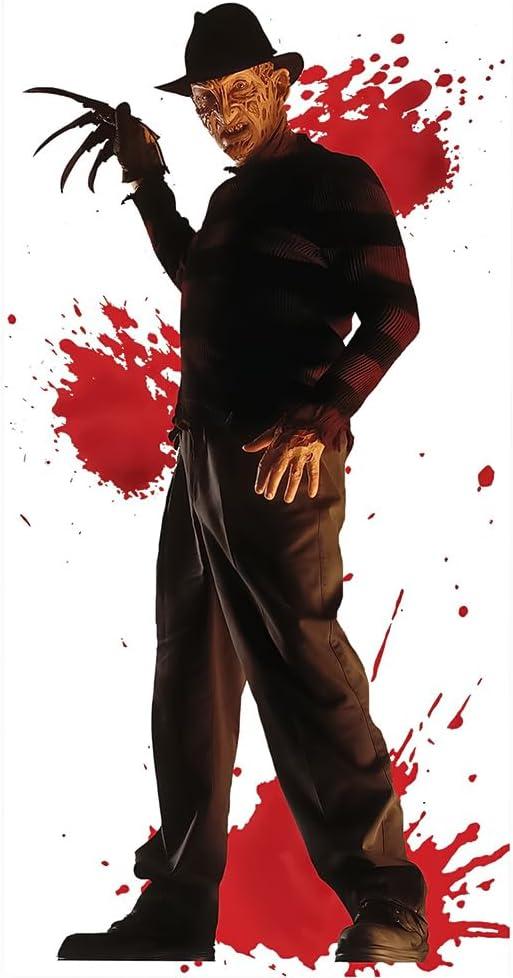 WOWindow Nigtmare On Elm St Freddy Krueger Full Size Halloween Window Sticker