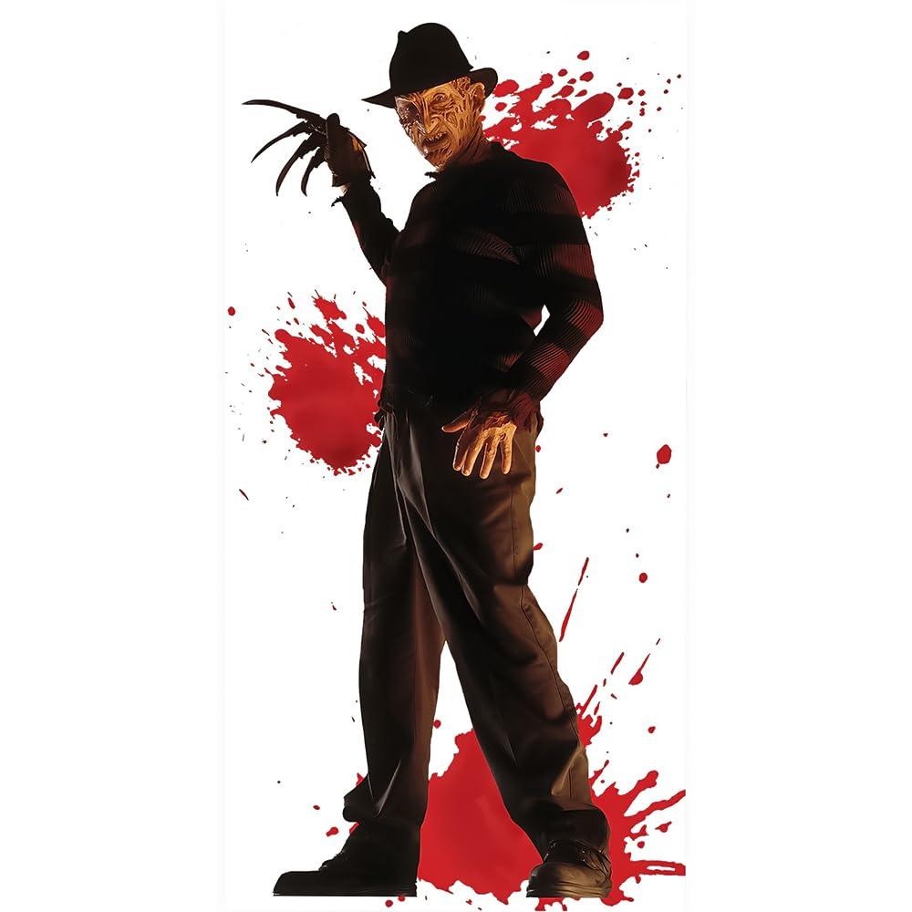 WOWindow Nigtmare On Elm St Freddy Krueger Full Size Halloween Window Sticker