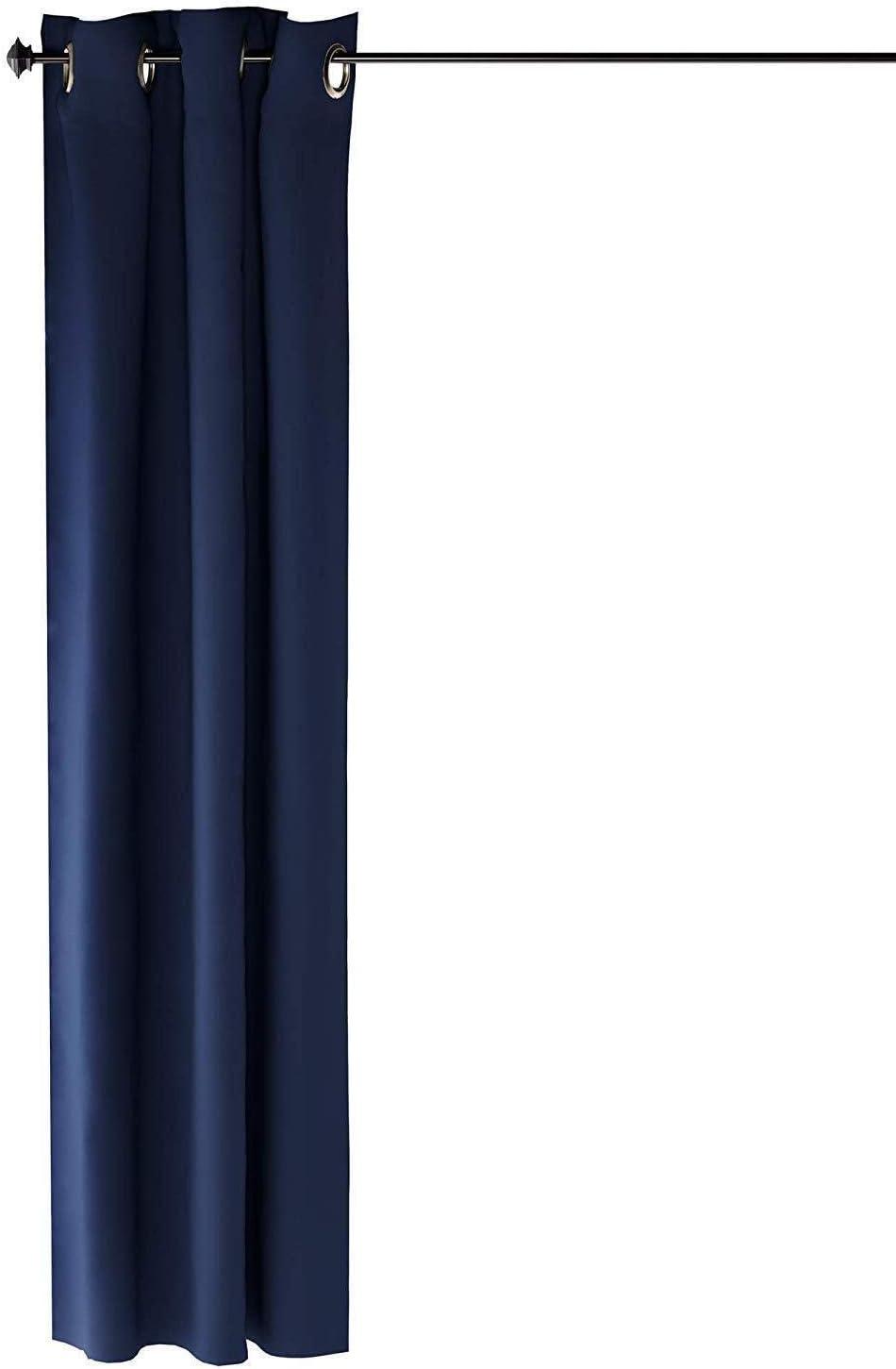 Furinno Collins Blackout Curtain 42 X 84 Inches 1 Panel, Dark Blue