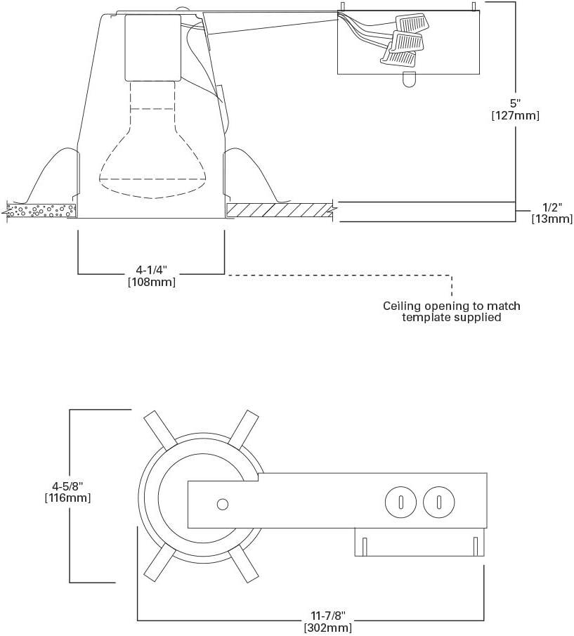 Halo H99RTAT Remodel Recessed Housing, 4", Each