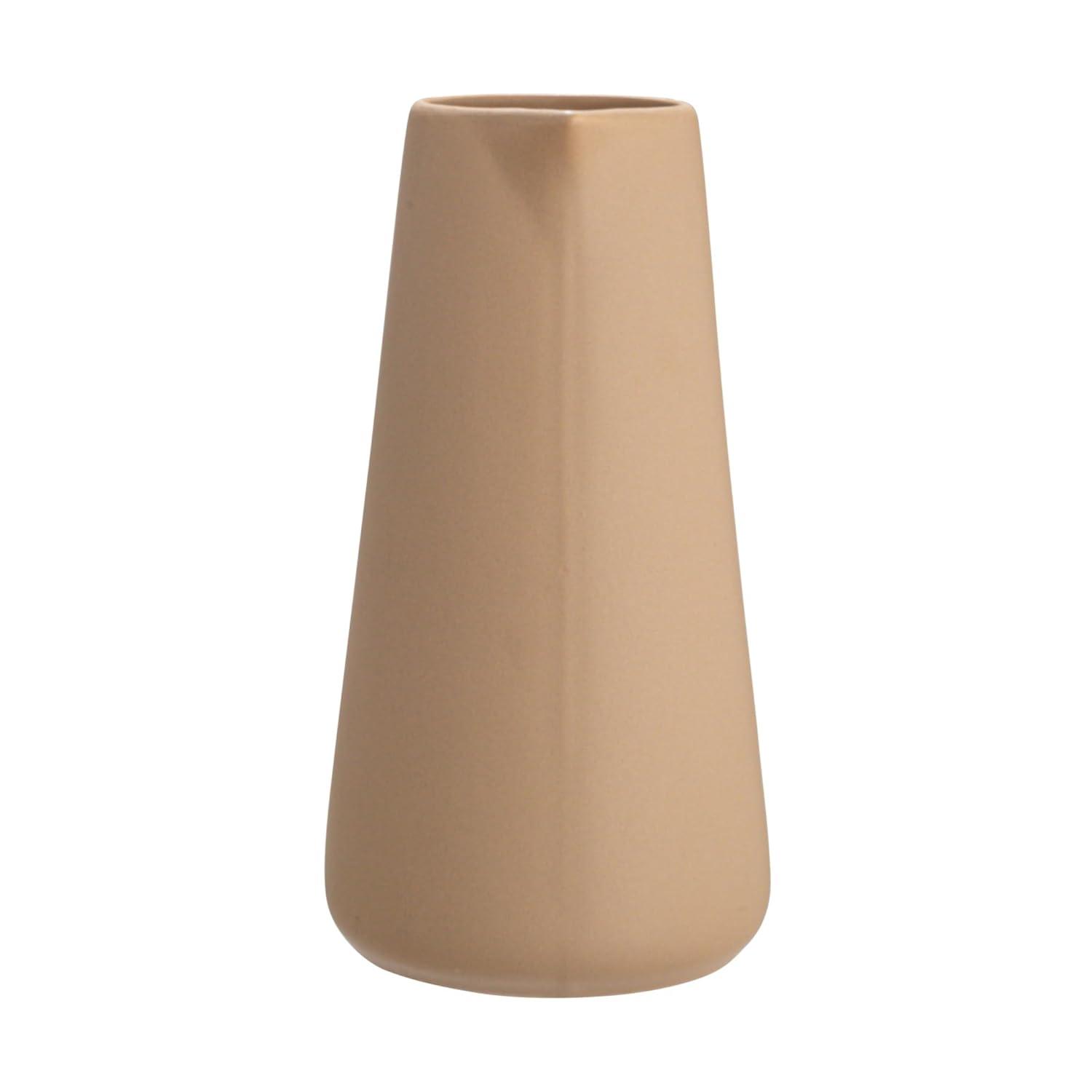 Bloomingville Modern Stoneware Pitcher, Putty Beige