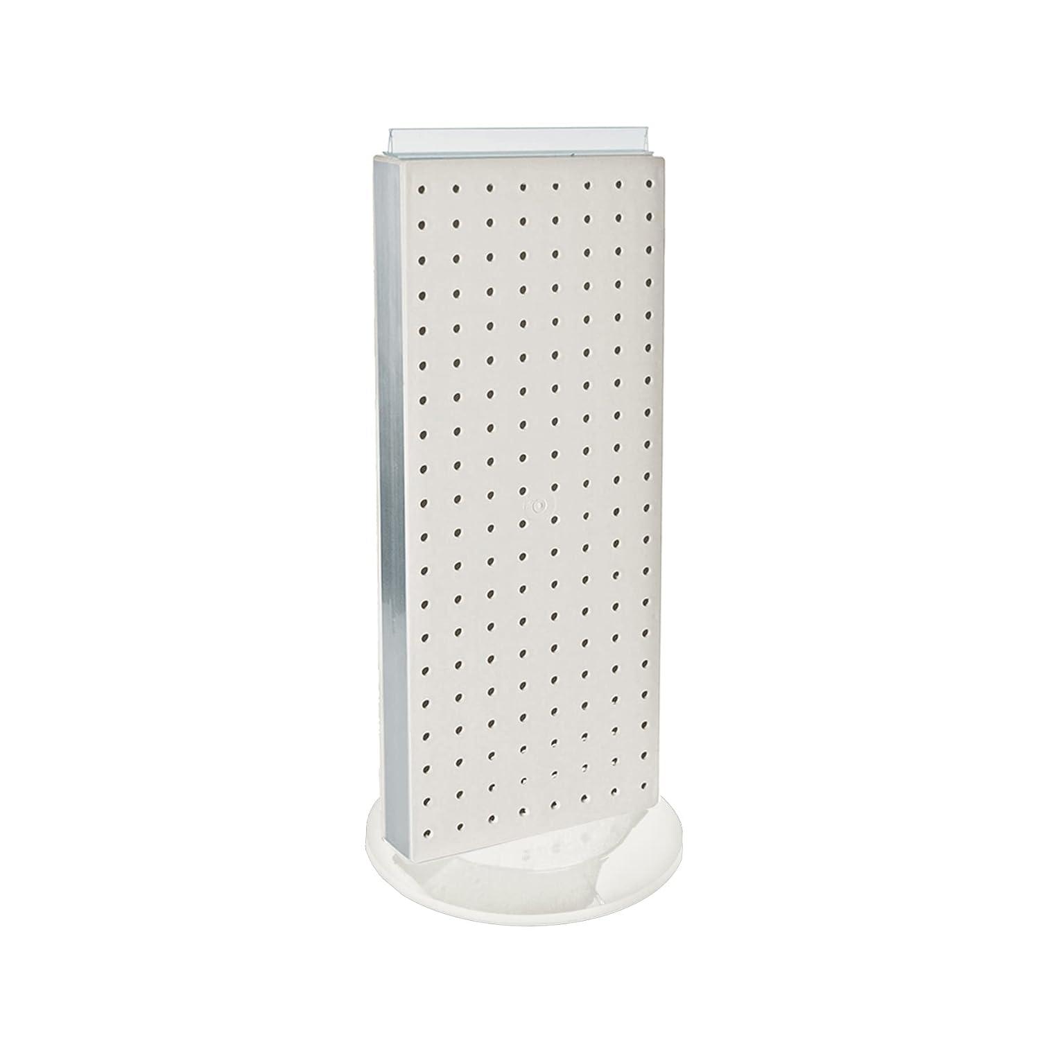 Revolving 8"W x 20.625"H Pegboard Counter Display