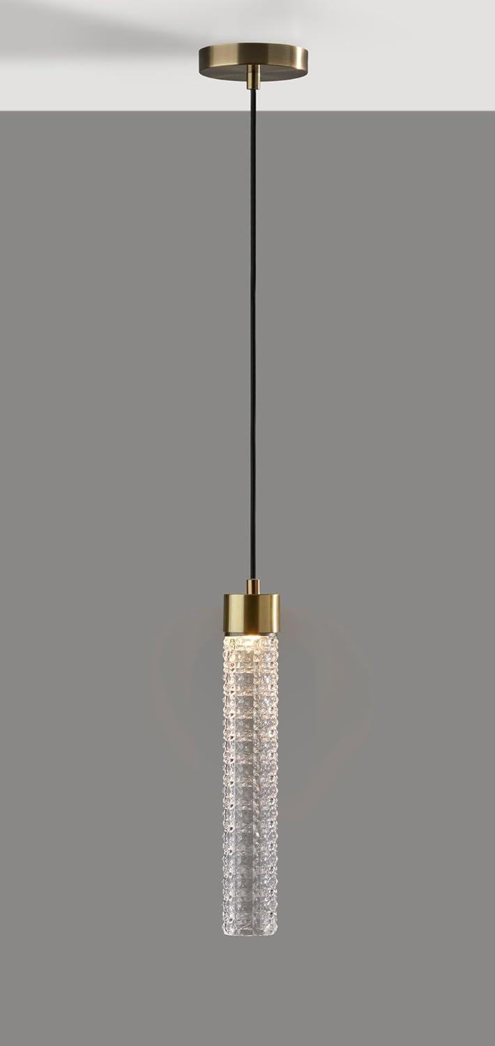 Tuberose Hand-Blown LED Pendant (3")