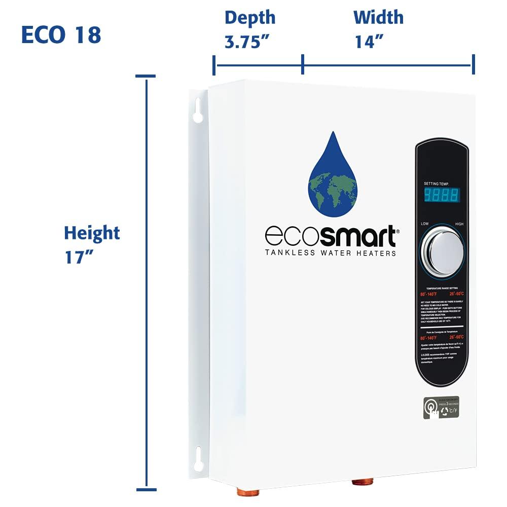 EcoSmart Electric Tankless Water Heater 18 kW
