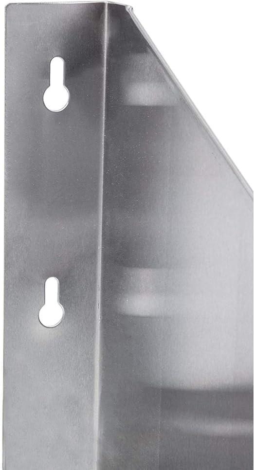 24" Stainless Steel Wall Shelf with Side Guards