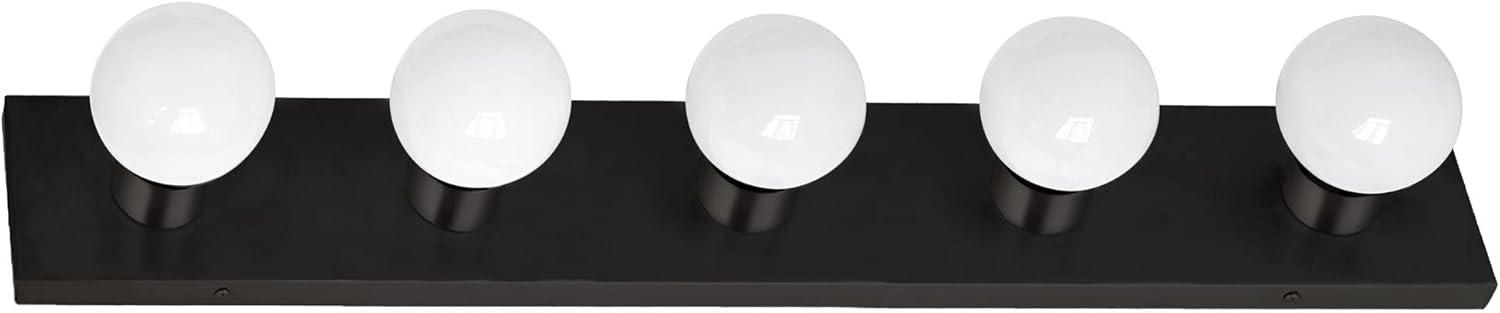 Design House  Vanity Light in Matte Black, 5-Light