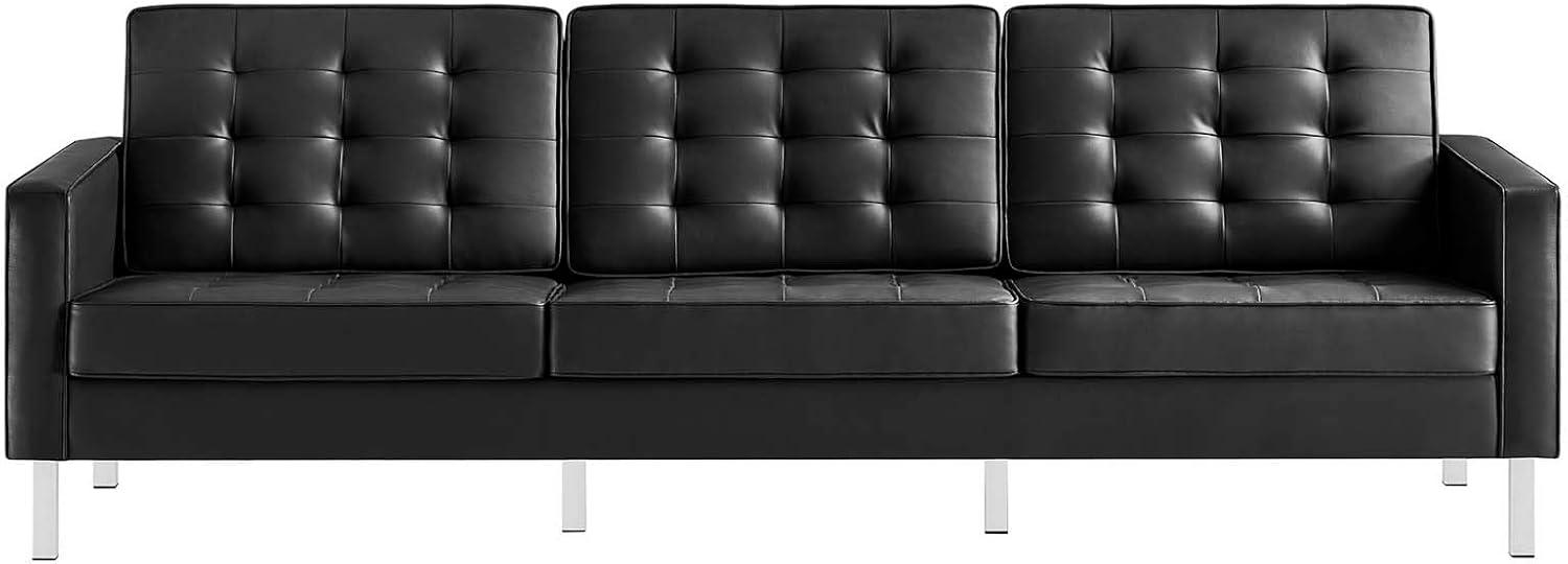 Modway Loft Tufted Vegan Leather Sofa by Modway