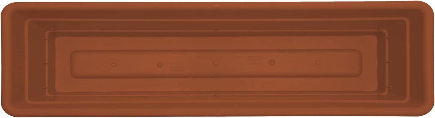 Bloem 24-in Wide Dura Cotta Resin Window Box Planter - Terra Cotta Color