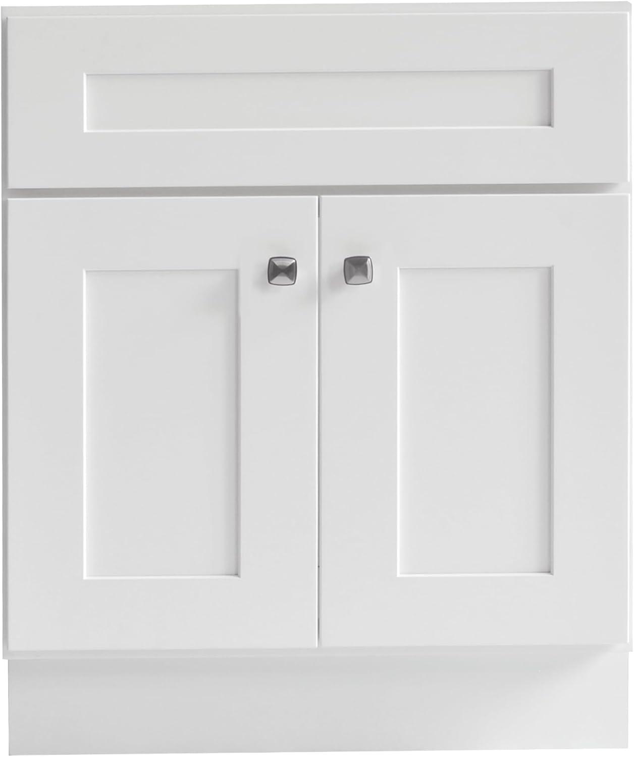 Design House Brookings 30 Inch Bathroom Vanity, Ready to Assemble, Solid Wood, Sherwin Williams – Design House, 587089
