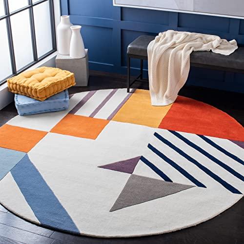 Tripoli Hand Tufted Wool Ivory/Multi Rug