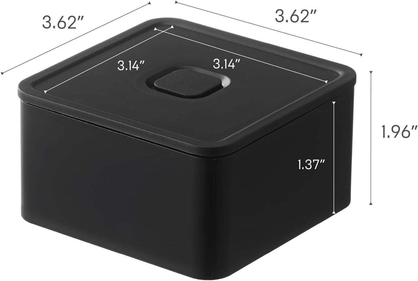 Black Polypropylene Vacuum-Sealing Bento Box 250ml