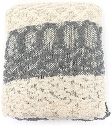 Saro Sevan Collection Hand Woven Throw Blanket