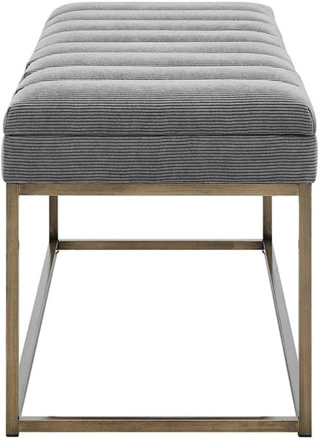 Everly Quinn Georgenia Polyester Upholstered Bench
