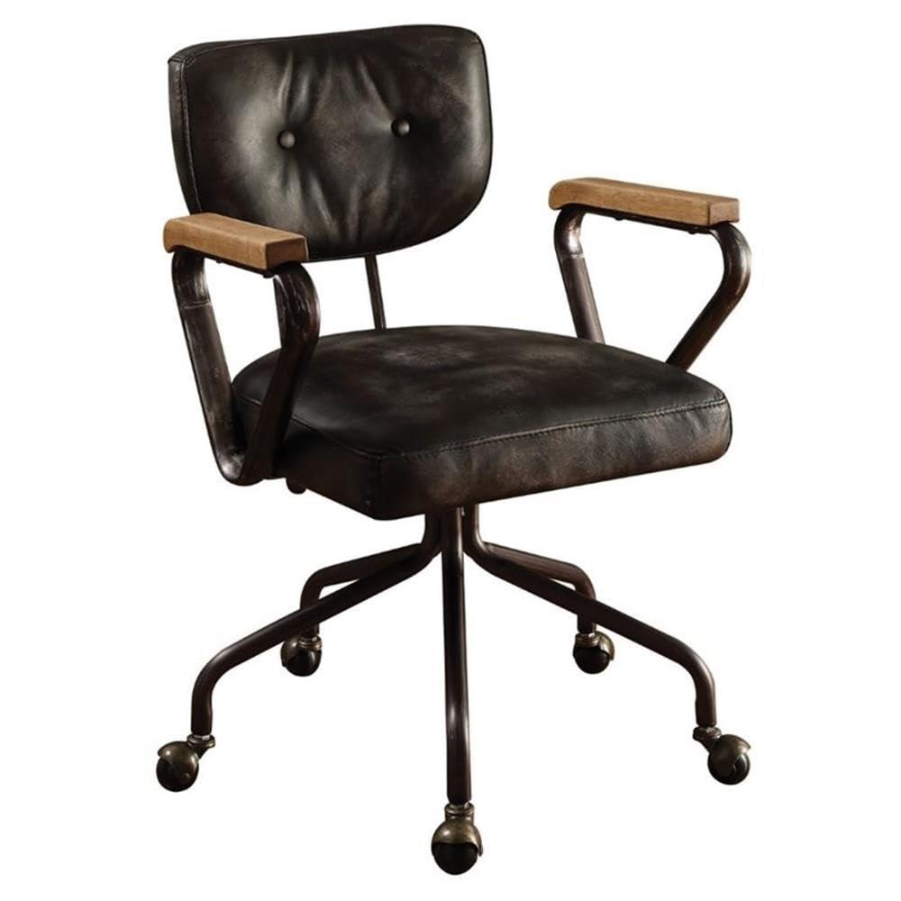 Acme Furniture Hallie Office Chair, Vintage Whiskey Leather