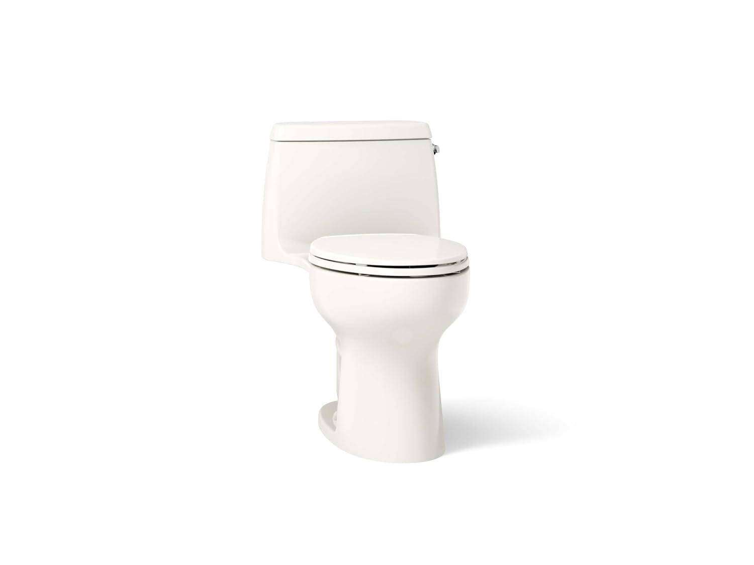 Santa Rosa Comfort Height One-Piece Compact Elongated 1.28 Gpf Toilet With Revolution 360 Swirl Flushing Technology