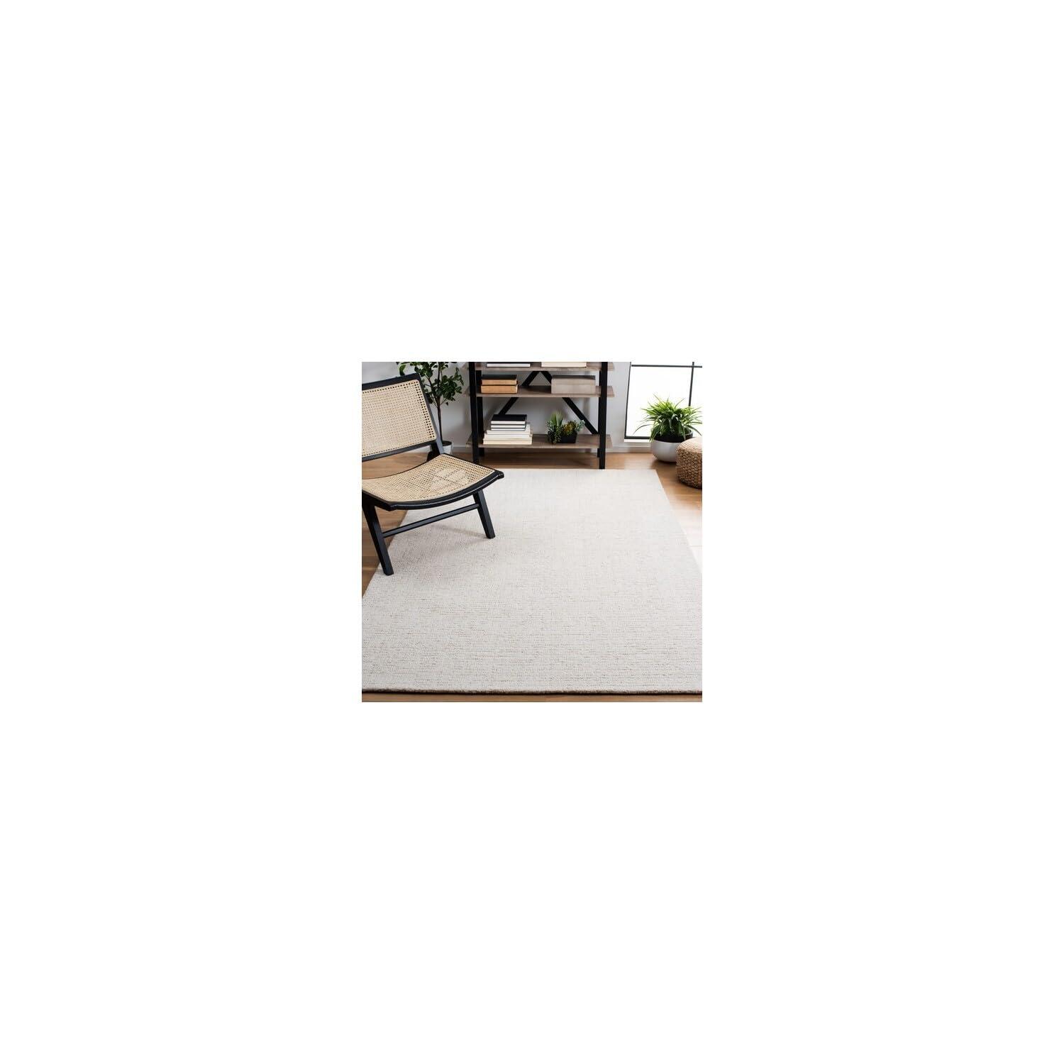 Abstract ABT468 Handmade Indoor Accent Rug - Ivory/Beige - 3'x5' - Safavieh