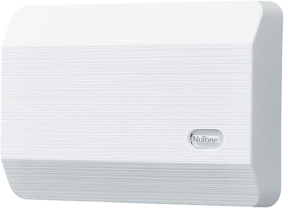 Nutone LA11WH Decorative Wired Two-Note Door Chime, White Textured Finish