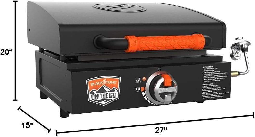Blackstone On the Go 17" Tabletop Griddle with Hood