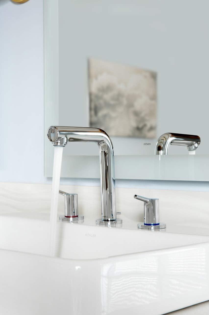 EcoLux Brushed Nickel 2-Handle Widespread Bathroom Faucet