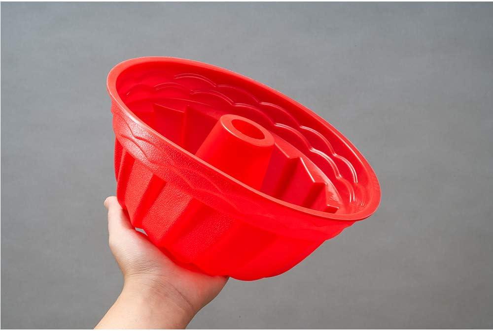 Silicone Fluted Pan Cake Nonstick Jello Molds Tube - Baking Cake, Jello, Gelatin, Bread - Para Gela