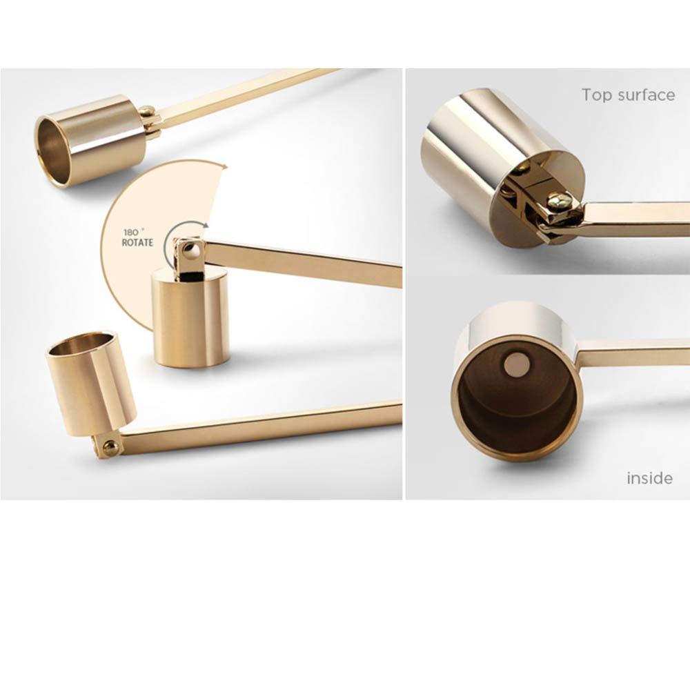 GAKA Candle Snuffer Accessory Black for Putting Out Extinguish Candle Wicks Flame,Cylindrical Shape