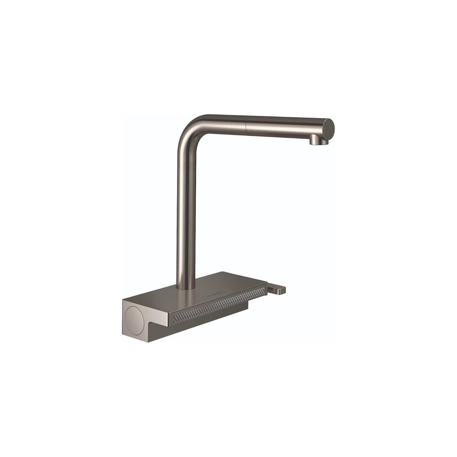Aquno Select Kitchen Faucet with L-Shape 2-Spray Pull-Out Spout, 1.75