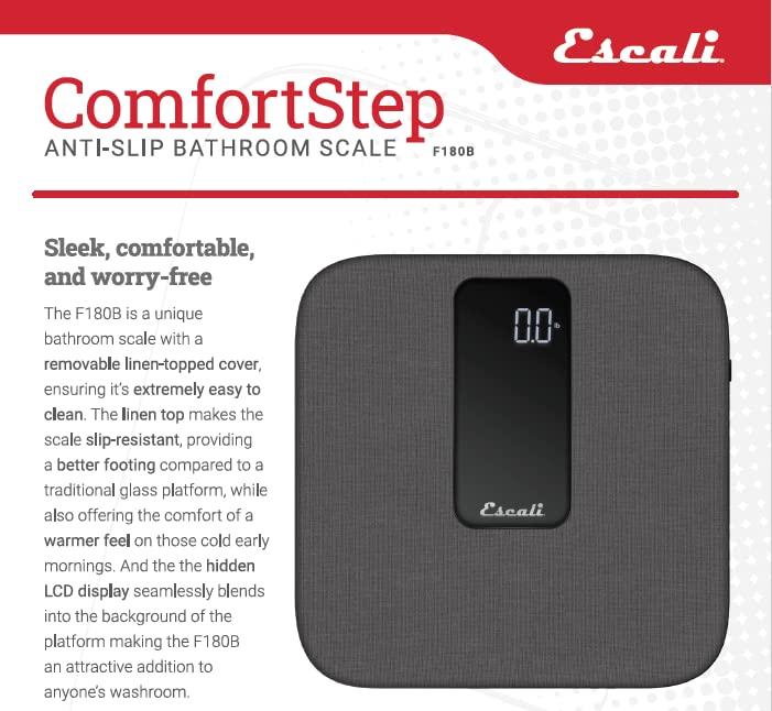 Escali ComfortStep Anti-Slip Bathroom Scale