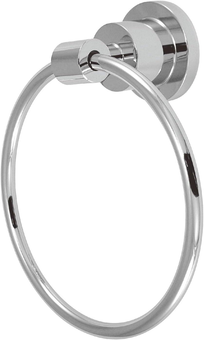 Polished Chrome Wall Mounted Circular Towel Ring