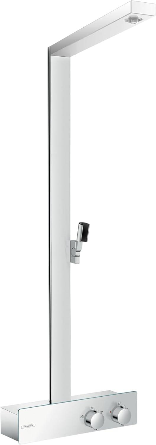 Chrome Adjustable Height Multi-head Shower System