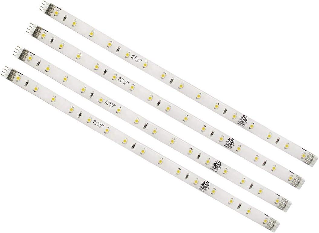 Bazz LED 10'' Under Cabinet Strip Light (Set of 4)