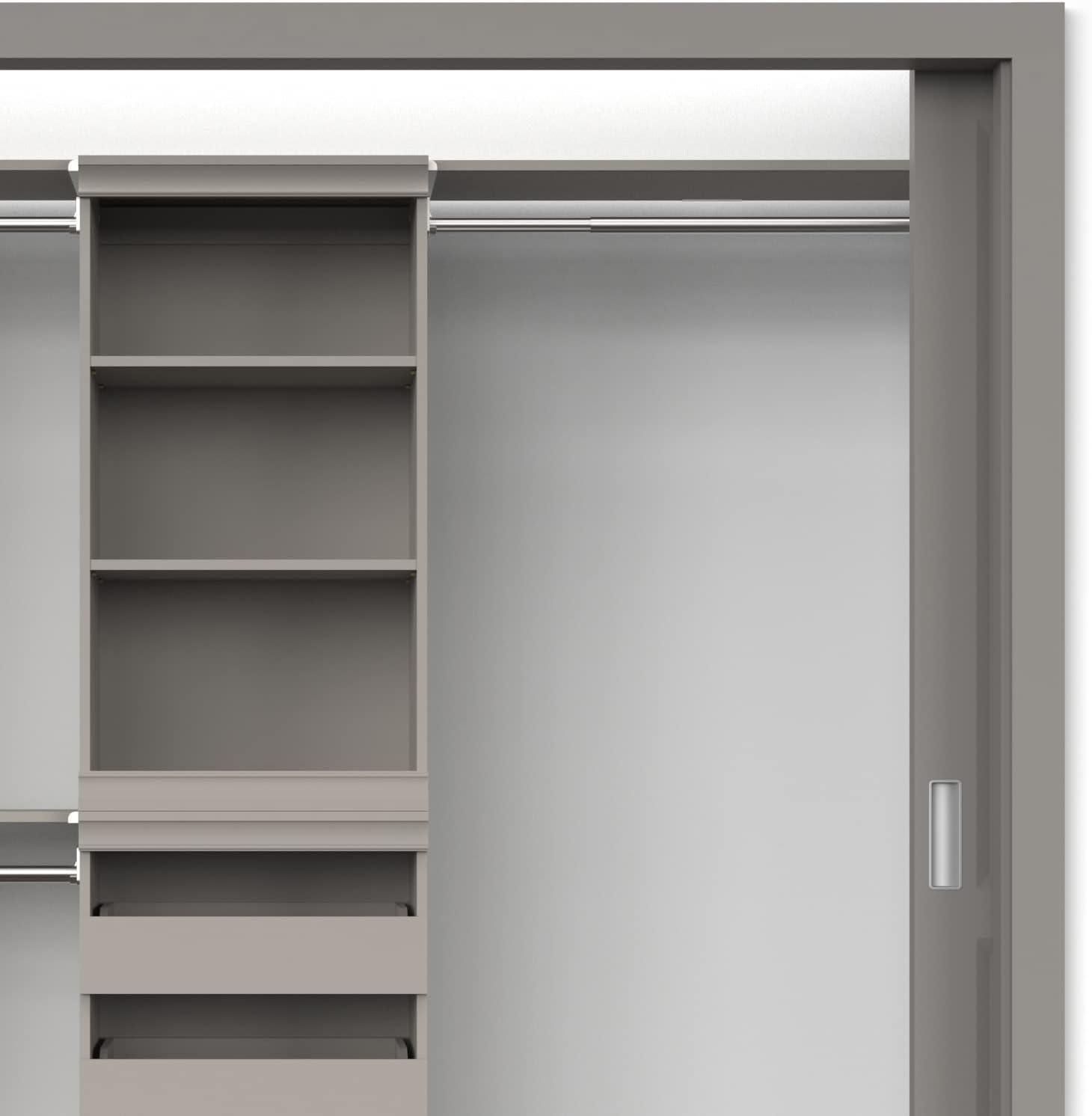 Modular Storage 36.02" W Shelf & Closet Rod