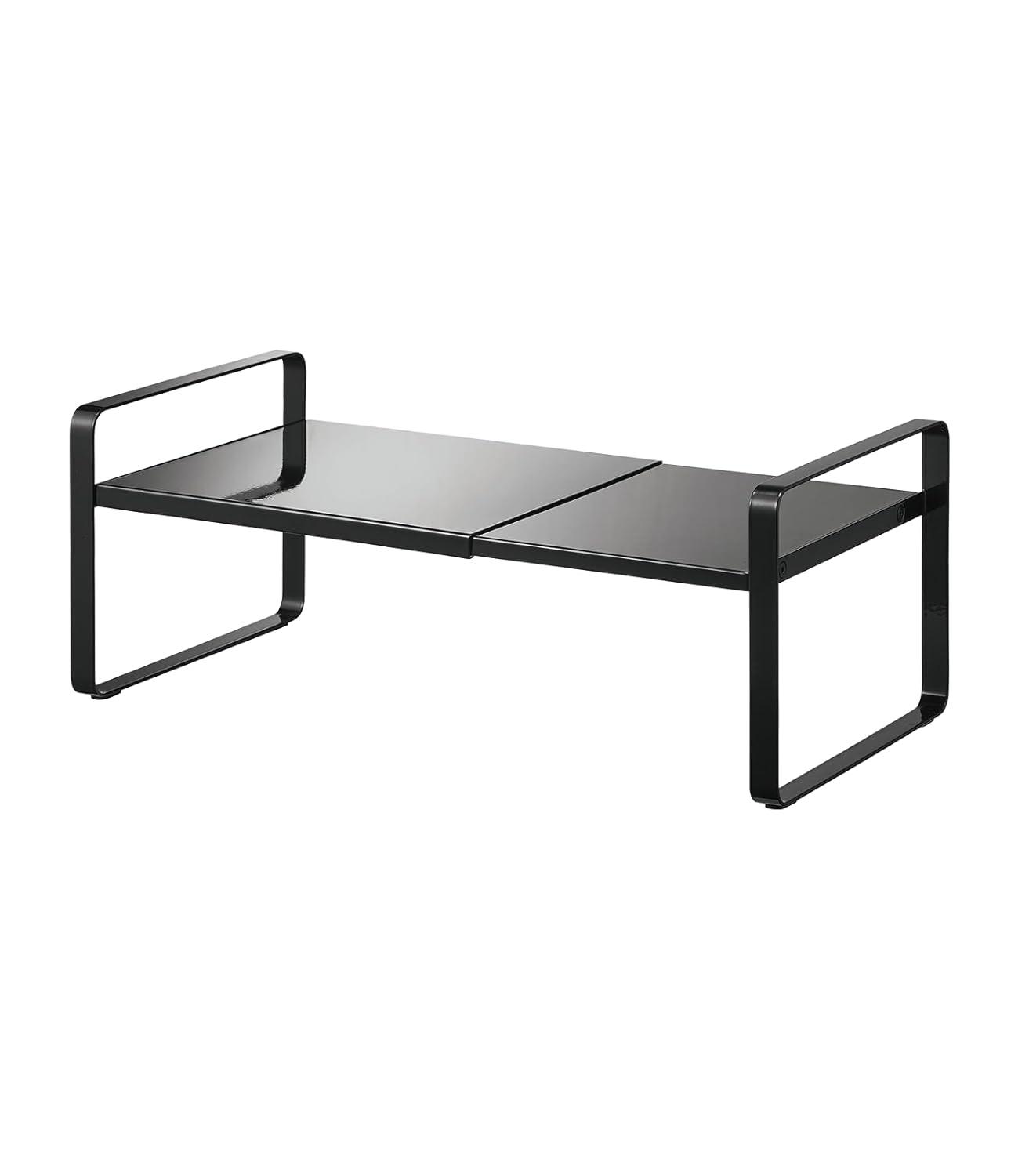 Yamazaki Home Yamazaki Home Steel Kitchen 2 Tiered Shelf Rack- Expandable Countertop Organizer For Kitchen, Steel