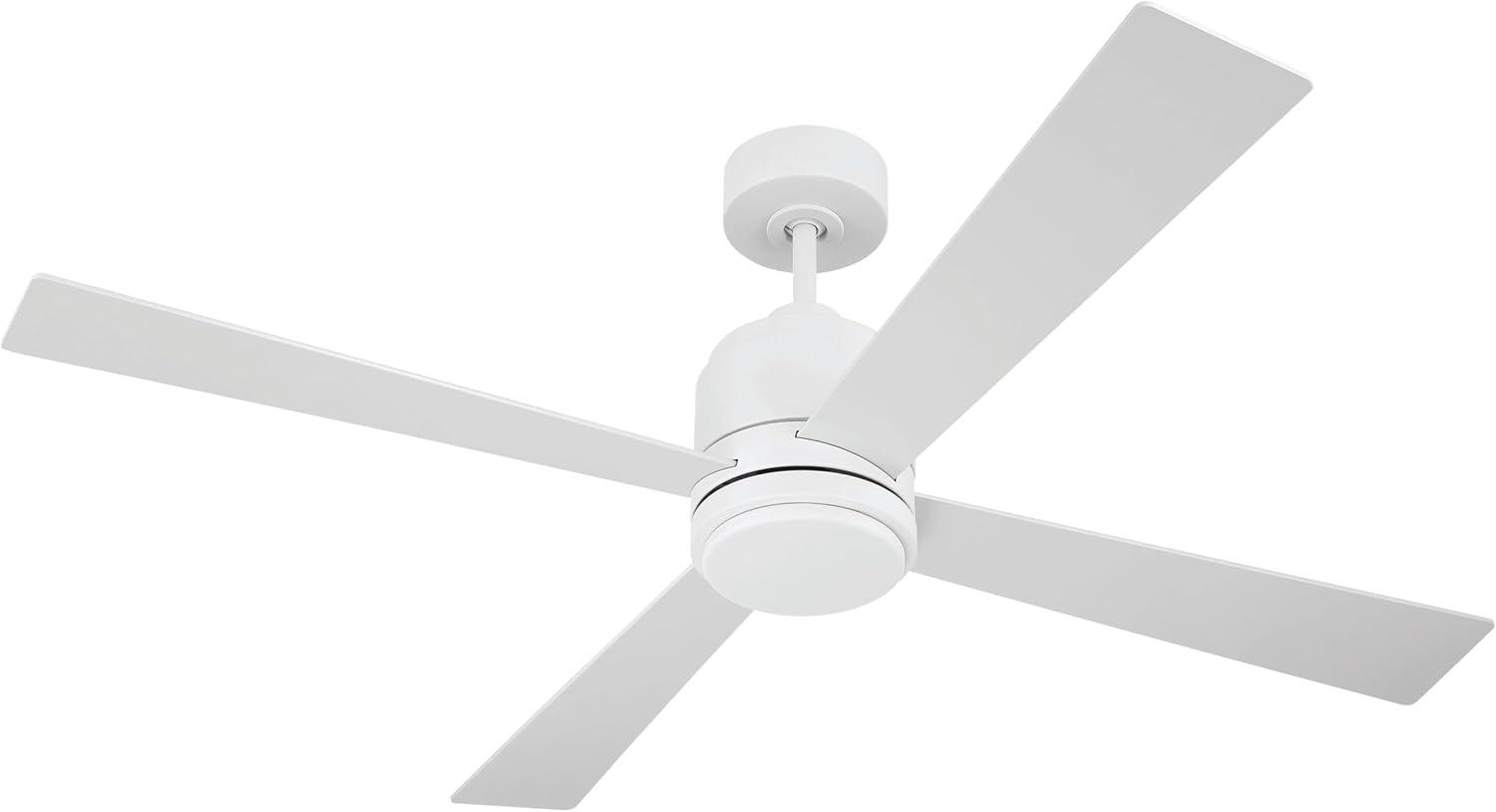 Craftmade McCoy 4-Blade 52" Ceiling Fan with Optional LED Light Kit & Hard Wired, 4 Speed Control