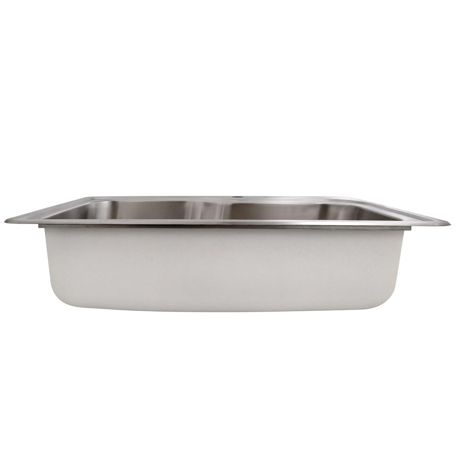 33" L x 22" W Drop-In Kitchen Sink