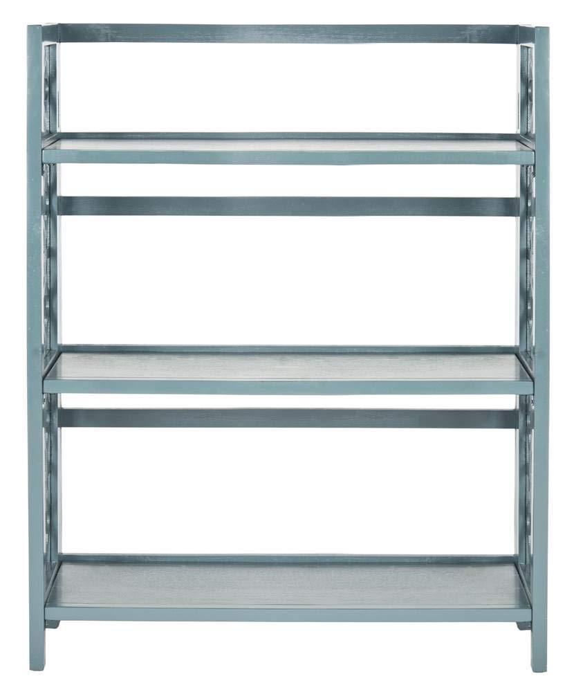 Natalie Small Bookcase - AMH6565 - Teal - Safavieh Couture