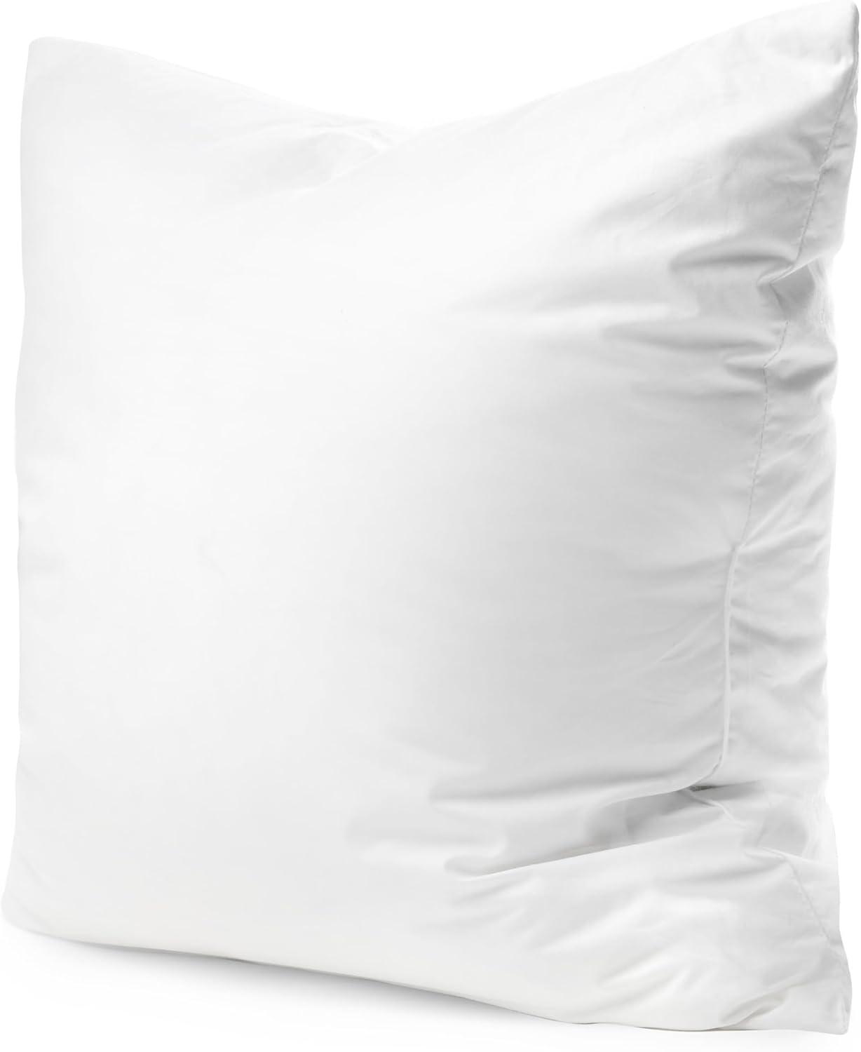 Continental Bedding Throw Pillow Inserts 25% White Goose Down 75% Feather Pillow Insert Inch Pack of 1