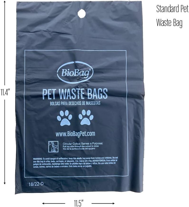 BioBag Organic Biodegradable Pet Waste Bags, Standard Size, 200 Count