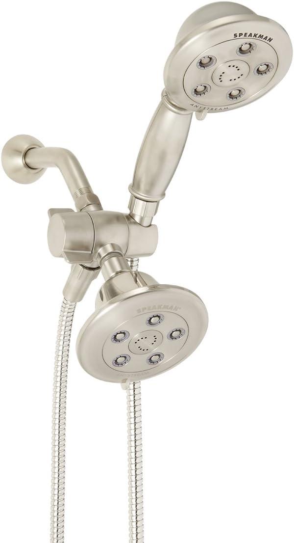 Speakman Alexandria 2.5 GPM 2-Way Shower Combination, Brushed Nickel