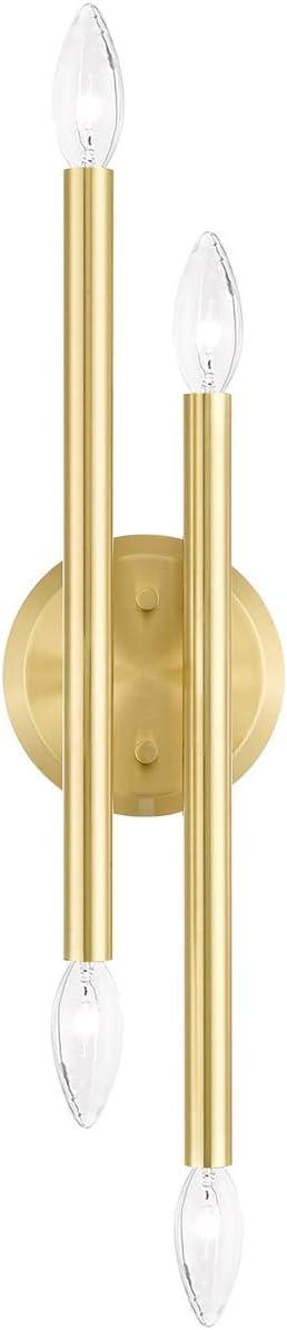 Livex Lighting - Soho - 4 Light ADA Wall Sconce In Modern Style-17 Inches Tall